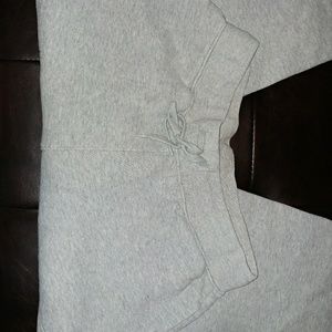 Gray sweatpants